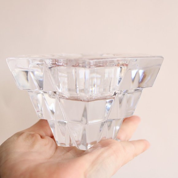 Vintage Crystal Candle Holder, Miller Rogaska, Collectible - Picture 7 of 8